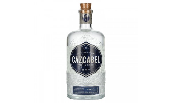 Cazcabel Tequila BLANCO 100% de Agave 40% Vol. 1l