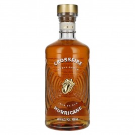 CROSSFIRE HURRICANE x ROLLING STONES Gold Small Batch Jamaica Rum 40% Vol. 0,7l