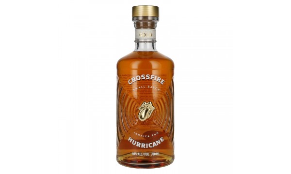 CROSSFIRE HURRICANE x ROLLING STONES Gold Small Batch Jamaica Rum 40% Vol. 0,7l CROSSFIRE HURRICANE x ROLLING STONES Gold Small Batch Jamaica Rum 40% Vol. 0,7l