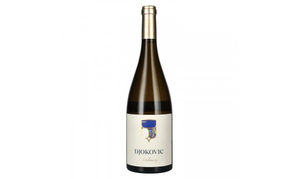 Djokovic Chardonnay 13,5% Vol. 0,75l, sausas Djokovic Chardonnay 13,5% Vol. 0,75l, sausas
