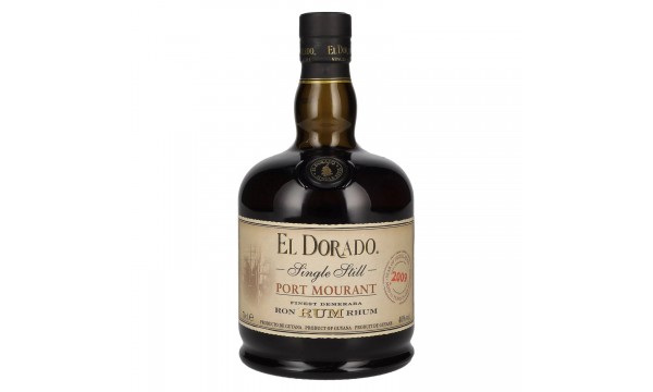El Dorado Single Still PORT MOURANT Finest Demerara Rum 2009 40% Vol. 0,7l