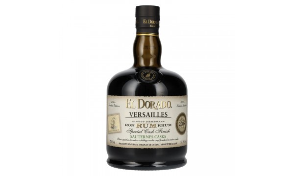 El Dorado Rum VERSAILLES Special Sauternes Casks 2005 55,4% Vol. 0,7l El Dorado Rum VERSAILLES Special Sauternes Casks 2005 55,4% Vol. 0,7l
