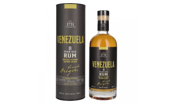 1731 Fine & Rare VENEZUELA 8 Years Old Single Origin Rum 46% Vol. 0,7l dovanų dėžutėje