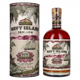 Navy Island JAMAICA XO Reserve Rum Pedro Ximénez Sherry Cask Finish Strength 2026 63,5% Vol. 0,7l dovanų dėžutėje