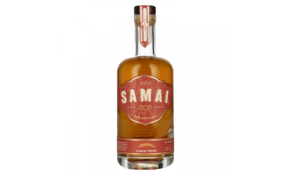 Samai Kampot Pepper Spiced Rum 41% Vol. 0,7l Samai Kampot Pepper Spiced Rum 41% Vol. 0,7l