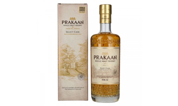 Prakaan TRIBURA SERIES Single Malt Whisky SELECT CASK 43% Vol. 0,7l dovanų dėžutėje Prakaan TRIBURA SERIES Single Malt Whisky SELECT CASK 43% Vol. 0,7l dovanų dėžutėje