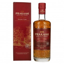 Prakaan TRIBURA SERIES Single Malt Whisky DOUBLE CASK 43% Vol. 0,7l dovanų dėžutėje
