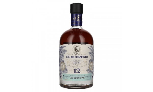 El Supremo 12 Year Old OAK CASK Rum 40% Vol. 0,7l