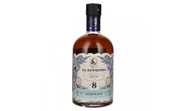 El Supremo 8 Year Old OAK CASK Rum 40% Vol. 0,7l