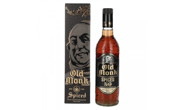 Old Monk XO Spiced Flavoured Premium Rum 40% Vol. 0,7l dovanų dėžutėje Old Monk XO Spiced Flavoured Premium Rum 40% Vol. 0,7l dovanų dėžutėje