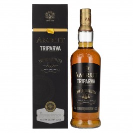 Amrut TRIPARVA Triple Distilled Indian Single Malt Whisky 50% Vol. 0,7l dovanų dėžutėje