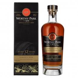 Worthy Park 12 Years Old Single Estate Jamaica Rum 2006 56% Vol. 0,7l dovanų dėžutėje