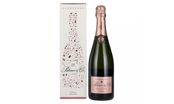 Palmer & Co Champagne Rosé Solera Brut 12% Vol. 0,75l dovanų dėžutėje, briutas
