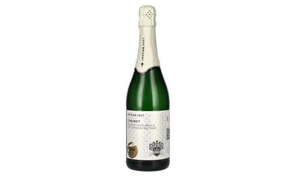 Inführ Sekt Cabinet Grüner Veltliner & Welschriesling Brut 12,5% Vol. 0,75l, briutas