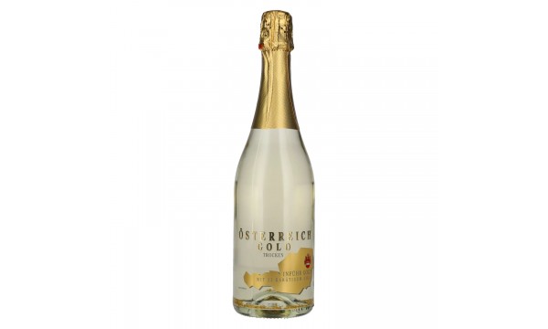 Österreich Gold - with 23 Karat Blattgold 9,5% Vol. 0,75l, sausas