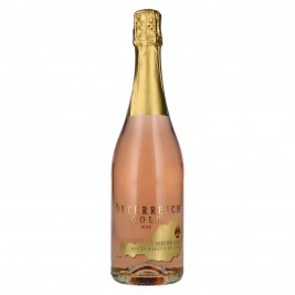 Österreich Gold Rosé - with 23 Karat Blattgold 9,5% Vol. 0,75l, briutas