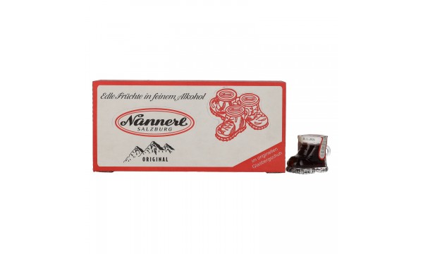 Nannerl Alpenfrüchtchen BERGSCHUH Himbeeren with Himbeerlikör 18% Vol. 12x0,02l
