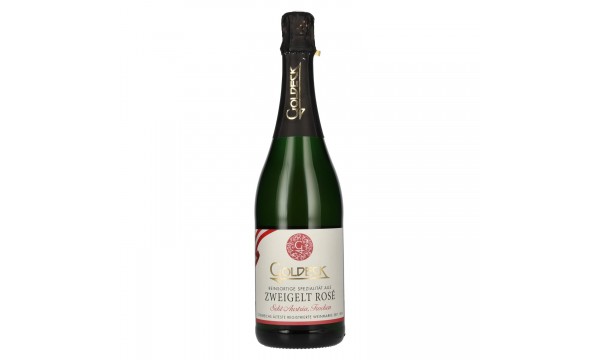 Goldeck Zweigelt Rosé Sekt Austria 12% Vol. 0,75l, sausas Goldeck Zweigelt Rosé Sekt Austria 12% Vol. 0,75l, sausas