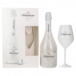 Schlumberger WHITE ICE Austrian Sparkling Secco 11,5% Vol. 0,75l dovanų dėžutėje su taure, sausas