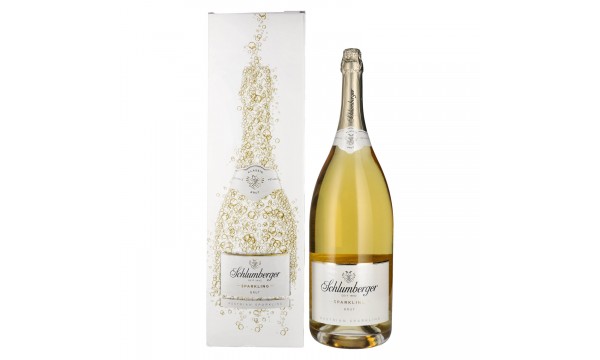 Schlumberger Sparkling Jahrgangssekt Methusalem 12% Vol. 6l dovanų dėžutėje, briutas