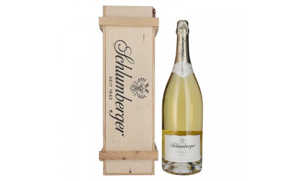 Schlumberger Sparkling Jahrgangssekt 12% Vol. 3l medinėje dėžėje, briutas