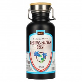 Emil 1868 Gebirgs Enzian Geist 38% Vol. 0,5l metalinėje dovanų dėžutėje