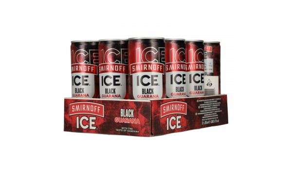 Smirnoff ICE Black Guarana 4,7% Vol. 12x0,25l Smirnoff ICE Black Guarana 4,7% Vol. 12x0,25l