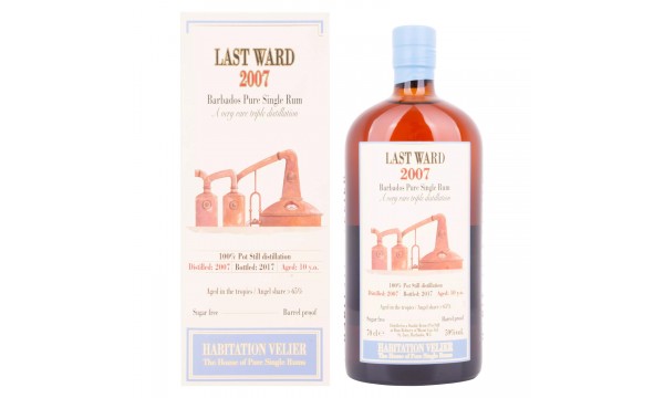 Habitation Velier LAST WARD Barbados Pure Single Rum 2009 59% Vol. 0,7l dovanų dėžutėje