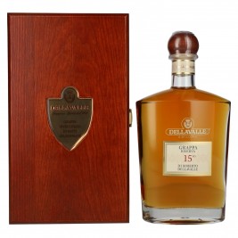 Dellavalle Grappa Reserva 15 ANNI di Roberto Dellavalle 42% Vol. 0,7l medinėje dėžutėje