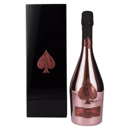 Armand de Brignac Champagne Rosé Brut 12,5% Vol. 0,75l medinėje dėžutėje, briutas