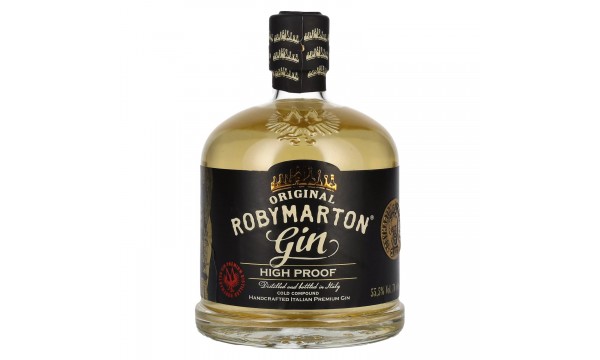 Roby Marton Gin Original HIGH PROOF 55,5% Vol. 0,7l Roby Marton Gin Original HIGH PROOF 55,5% Vol. 0,7l