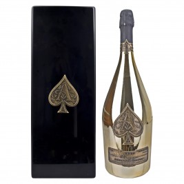 Armand de Brignac Champagne Brut Gold 12,5% Vol. 1,5l medinėje dėžutėje, briutas