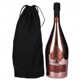 Armand de Brignac Champagne Rosé Brut 12,5% Vol. 1,5l į Velvet Bag, briutas
