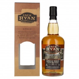 Jack Ryan 12 Years Old FINISHER'S TOUCH Single Malt Irish Whiskey Madeira Finish 46% Vol. 0,7l dovanų dėžutėje
