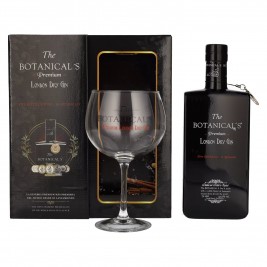 The Botanical's Premium London Dry Gin 42,5% Vol. 0,7l dovanų dėžutėje su stikline