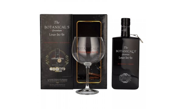 The Botanical's Premium London Dry Gin 42,5% Vol. 0,7l dovanų dėžutėje su stikline The Botanical's Premium London Dry Gin 42,5% Vol. 0,7l dovanų dėžutėje su stikline