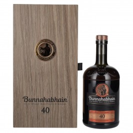 Bunnahabhain 40 Years Old Limited Edition 41,9% Vol. 0,7l medinėje dėžėje