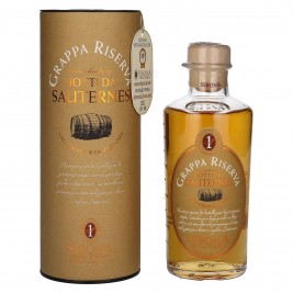 Sibona GRAPPA RISERVA Botti da SAUTERNES 44% Vol. 0,5l dovanų dėžutėje