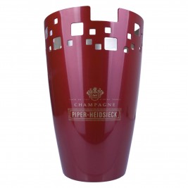 Piper-Heidsieck Champagne Champagnerkühler Metall rot, briutas