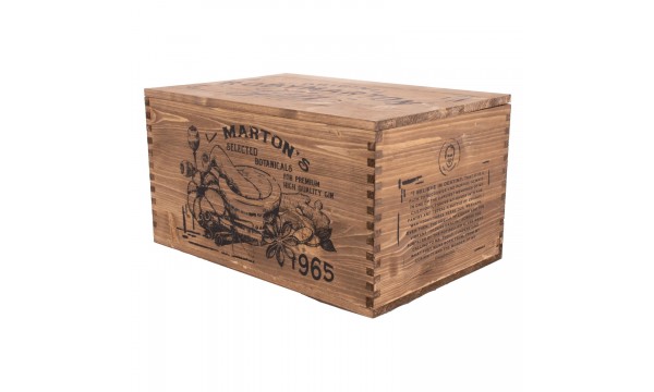 Roby Marton Gin Holzkiste with Deckel