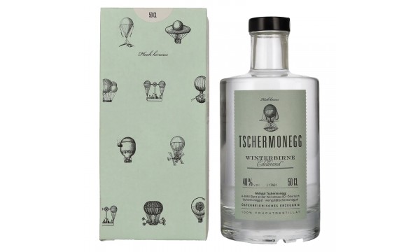 Tschermonegg Winterbirne Edelbrand 40% Vol. 0,5l dovanų dėžutėje