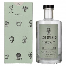 Tschermonegg Muskateller Traube Edelbrand 40% Vol. 0,5l dovanų dėžutėje