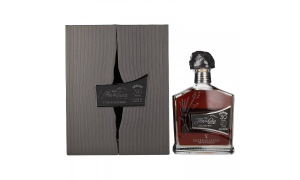 Flor de Caña 30 Years Old V Generaciones Single Barrel 1988 45% Vol. 0,7l dovanų dėžutėje