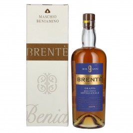 Maschio Beniamino BRENTÈ CUVÉE 9 Anni Gran Riserva Grappa 42% Vol. 0,7l dovanų dėžutėje