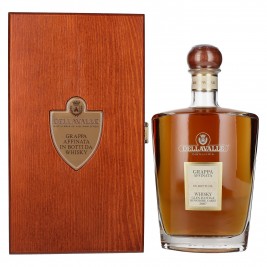 Dellavalle Grappa Affinata statinėse da WHISKY Glen Scotia & Bowmore Casks 2007 42% Vol. 0,7l medinėje dėžutėje