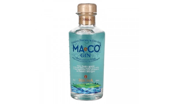 Sibona MAeCO Italian Premium Dry Gin 42% Vol. 0,2l