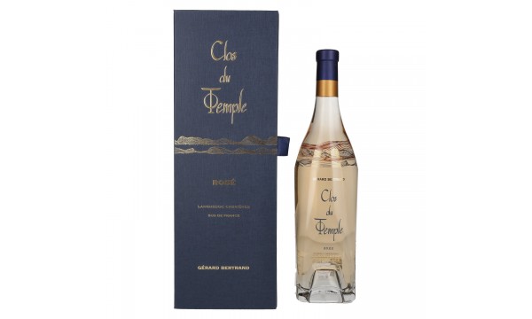 Gérard Bertrand Clos du Temple Rosé 2022 14% Vol. 0,75l dovanų dėžutėje, sausas Gérard Bertrand Clos du Temple Rosé 2022 14% Vol. 0,75l dovanų dėžutėje, sausas