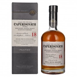 Caperdonich 18 Years Old PEATED Speyside Single Malt Scotch Whisky # 003 48% Vol. 0,7l dovanų dėžutėje