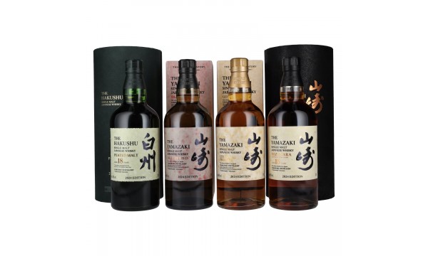 Suntory TSUKURIWAKE SELECTION Set 2024 48% Vol. 4x0,7l dovanų dėžutėje