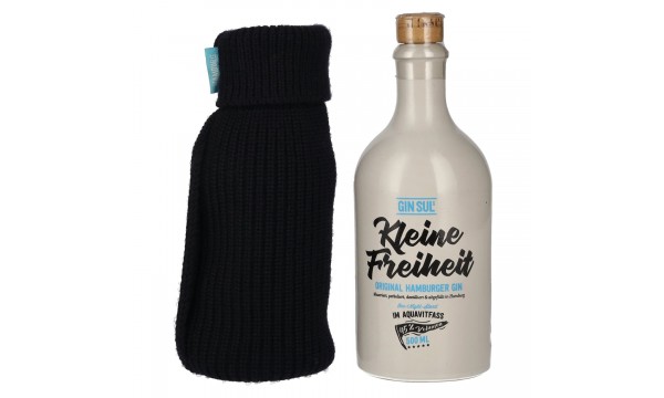 Gin Sul Kleine Freiheit Original Hamburger Gin 45% Vol. 0,5l with Second Skin Stoffüberzug